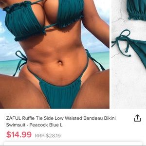 🌵 Teal Bikini Set